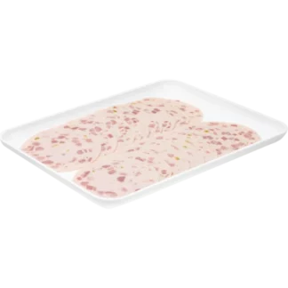 Bierwurst geschnitten begast